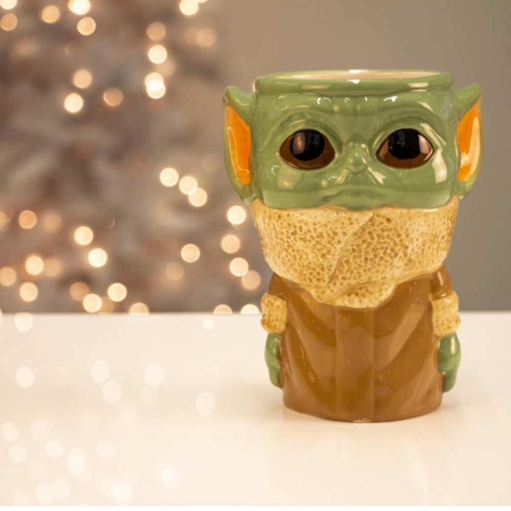Star Wars the Mandalorian the Child Baby Yoda Grogu Goblet Ceramic Cup Mug